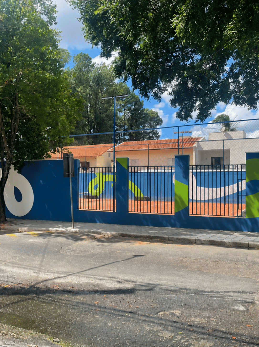 Foto da quadra — visão geral